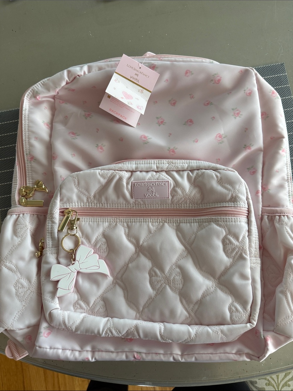 LoveShackFancy x Target Pink Floral Backpack